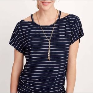 Stella & Dot Willow Cut Out Top - L